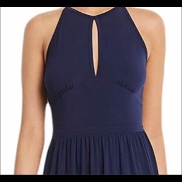 New. Michael Kors split navy maxi dress. Petite - Picture 5 of 16